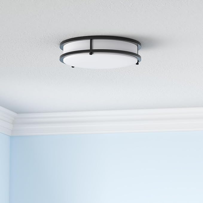 13 Inch LED Ceiling Light Fixture: 40W Flush Mount Ceiling Light 4000 Lumens - Image 2