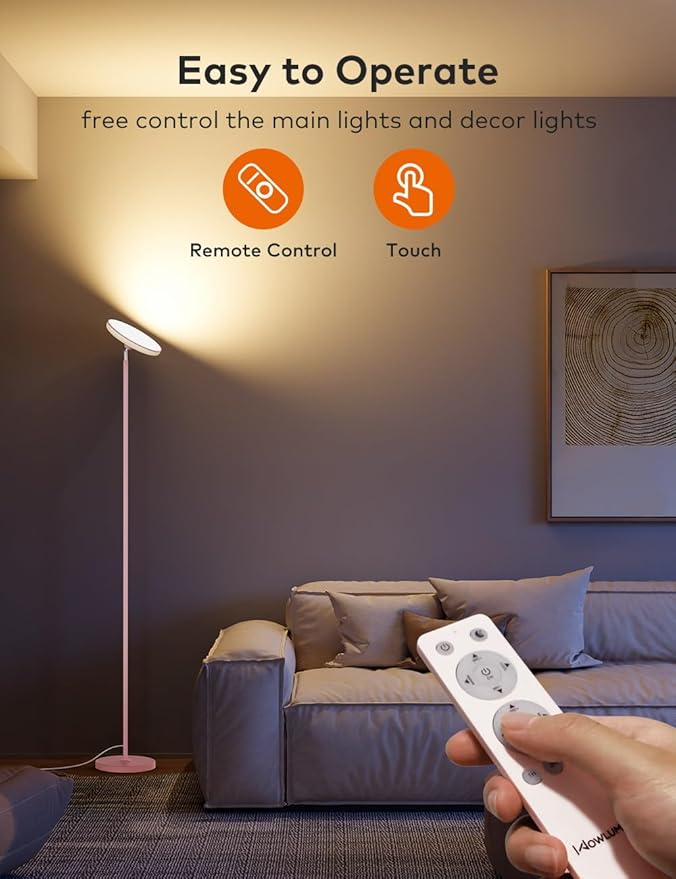 Bright Floor Lamp, 42W 3700LM LED Torchiere Floor Lamps - Image 4