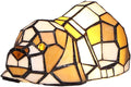 Bieye L10210 Tiffany Style Stained Glass Accent Dog Table Lamp by Bieye