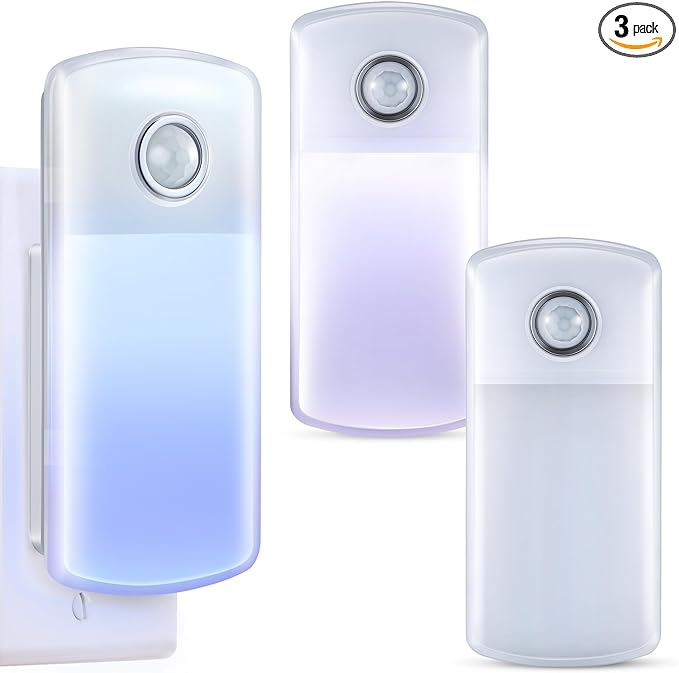 Enhon Emergency Power Failure Night Lights, 5-in-1 Multi Color LED Light by Clickhere