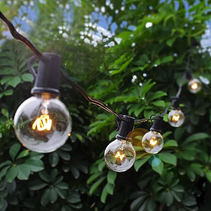 25FT G40 Globe Patio Lights by Unknown