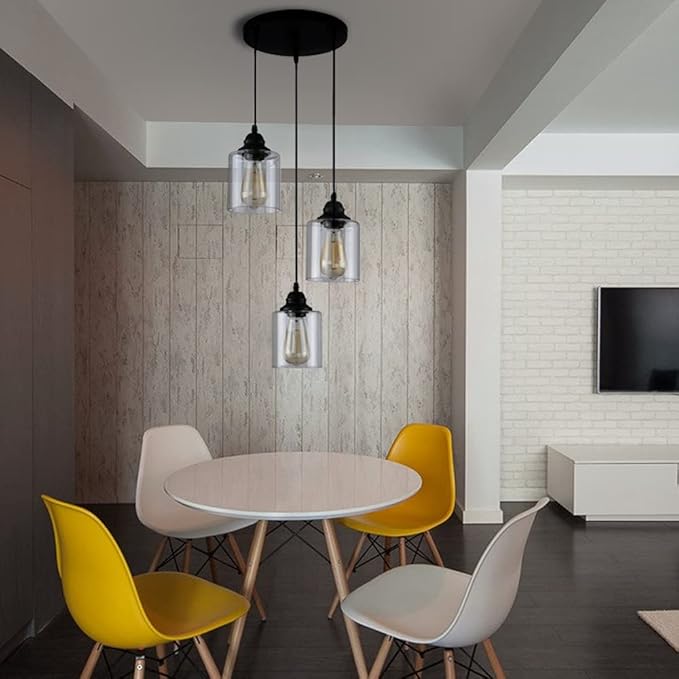 3 Lights Industrial Pendant Light - Image 4