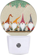 EKOBLA Gnome Night Light Christmas Winter Decorative Santa Elf Snowflakes Plug by EKOBLA