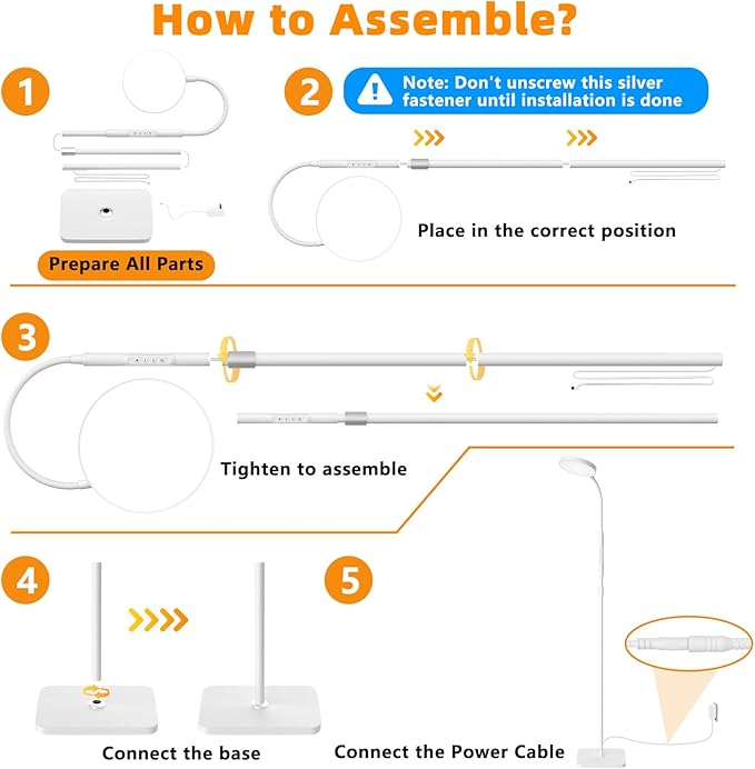 Floor Lamp, Adjustable Height Floor Lamps - Image 8