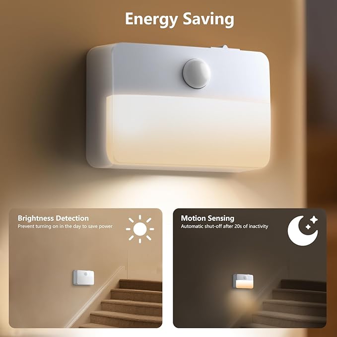 Motion Sensor Stair Light for Indoor, Battery Operated Closet Lights, Portable - Image 3