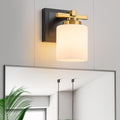 1 Light Modern Bathroom Light Fixtures Over Mirror, E26 Socket by BRKNIT