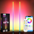 LED Floor Lamp, 63-Inch RGB Corner Light by Halucky