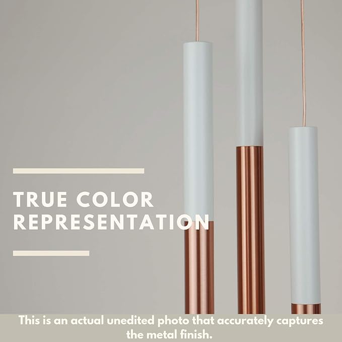 ALTAIR 5 Mini Pendant Lighting White-Copper - Image 2