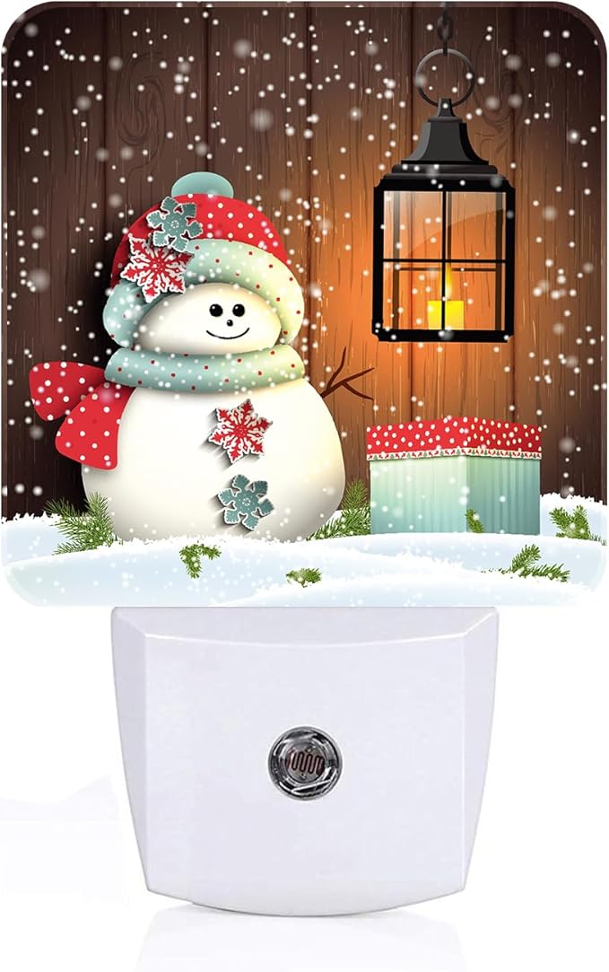Cute Snowman Night Light, Plug-in Night Lights by Unknown