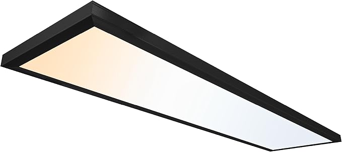 Ultralux 1x4 ft Surface Mount Ceiling Light Panel – Slim, Edge Lit, Flush Mount by UltraLux