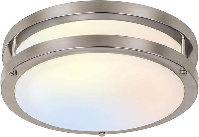 hykolity 10 inch Flush Mount LED Ceiling Light Fixture, 17W 1100lm, by hykolity