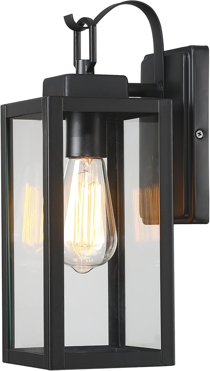 Pia Ricco Outdoor Wall Lights, Matte Black Exterior Light Fixtures by PiaRicco