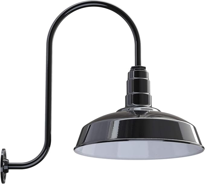 Steel Lighting Co. Gardena Barn Light | Outdoor Wall Mounted | 16" Dome | by SteelLightingCo