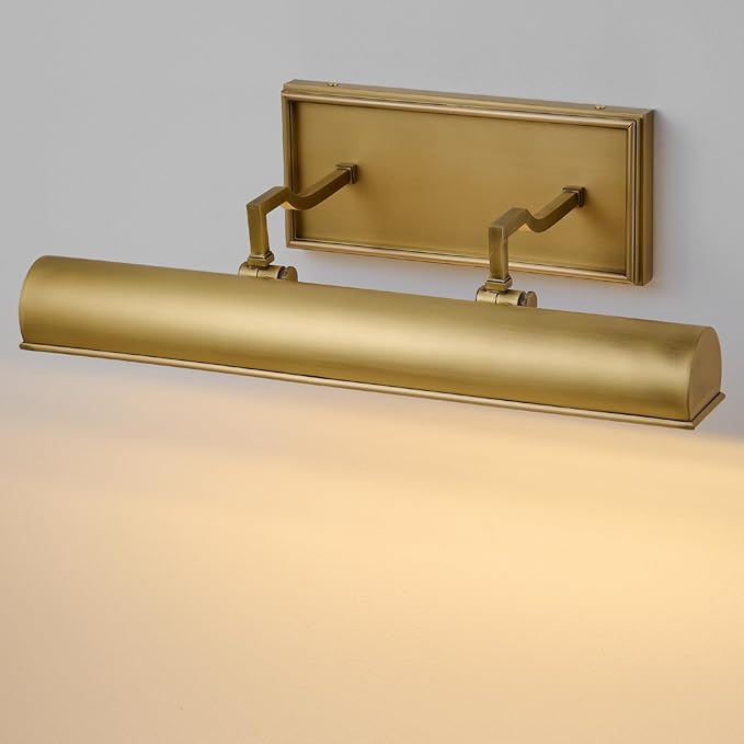 Gold Hardwired Art Picture Light: 18 Inch Long Painting Lights by FeaseyFeaturedProducts