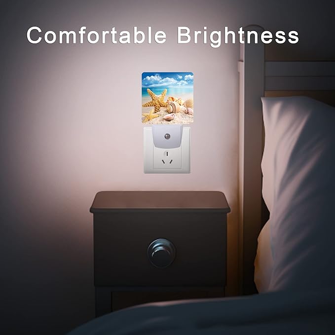 Starfish and Seashells Beach Night Light, Night Lights Plug into Wall - Image 7