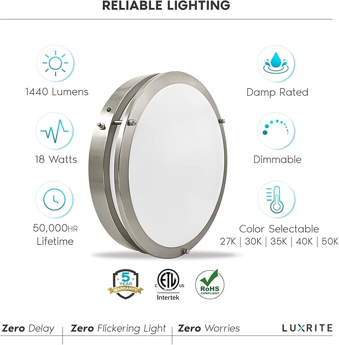 LUXRITE 14 Inch LED Emergency Light - Image 8
