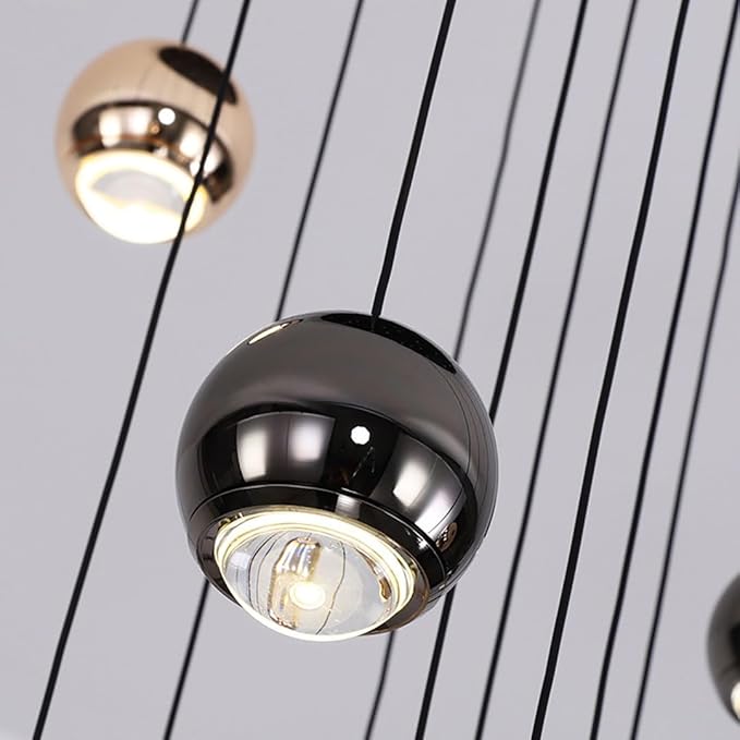 Chandeliers for Dining Room Flush Mount Dimmable Round Ceiling Light for Living - Image 9