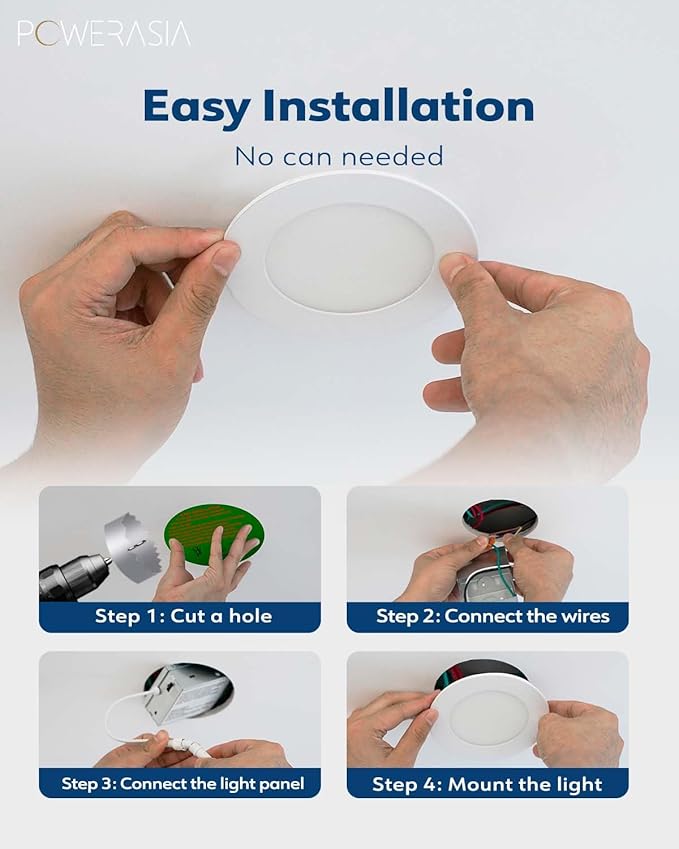 2 Pack Recessed Lighting 8 Inch - Image 4