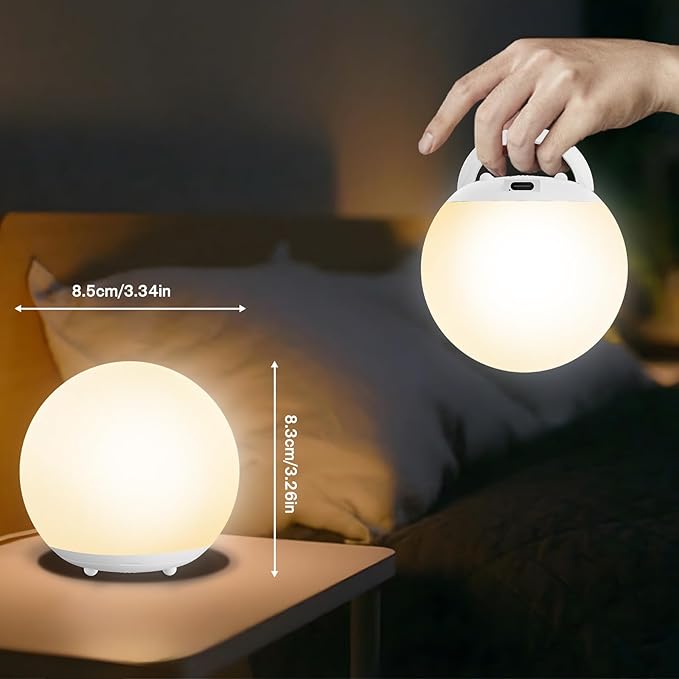 Baby Night Light, Rechargeable Touch Control Night Light - Image 8