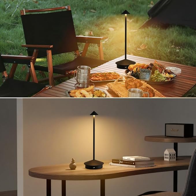 EJQ 2 Pack LED Rechargeable Cordless Table Lamps, Portable Outdoor 5000mAh - Image 5