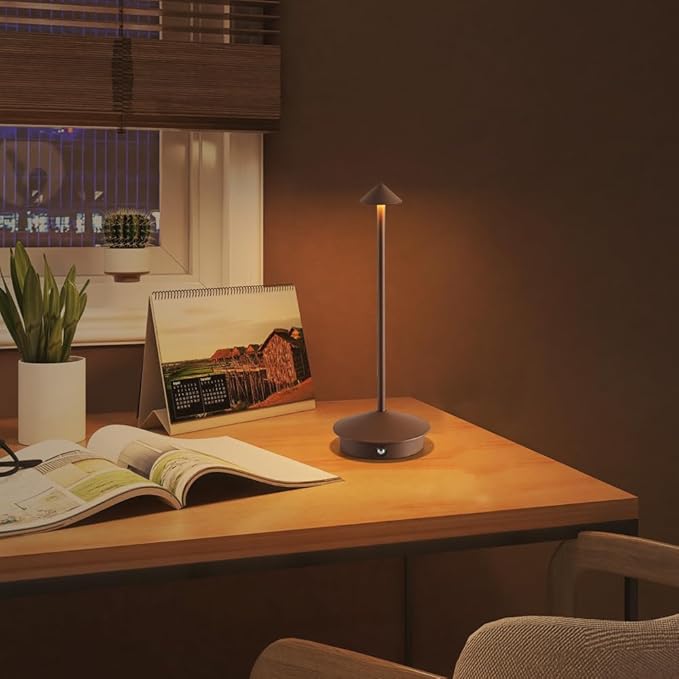 Cordless Table Lamp Set of 2, Rechargeable Portable LED Bedside Touch Lamp - Image 7