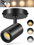 VANoopee 3-Color Zoomable LED Ceiling Spotlight Flush Mount Adjustable by VANoopee
