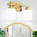2 Light Bathroom Vanity, Bathroom Lights Over Mirror by FAISHILAN