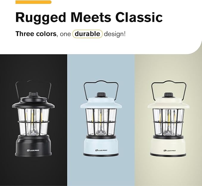 LUXPRO Retro LED Lantern - Image 4
