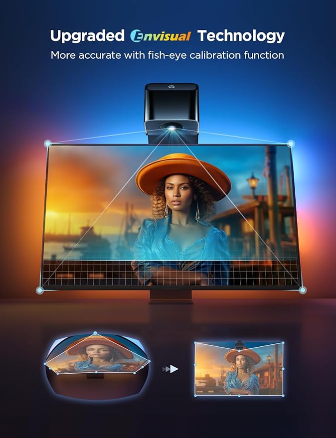 Govee TV Backlight 3 Lite with Fish-Eye Correction Function Sync to 75-85 Inch - Image 2
