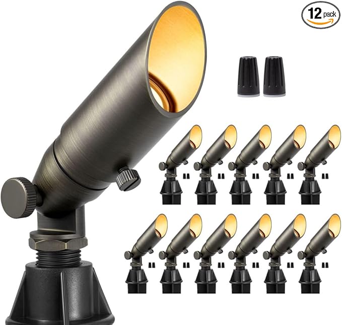 Gardenreet Cast Brass Spot Light 12V by Gardenreet