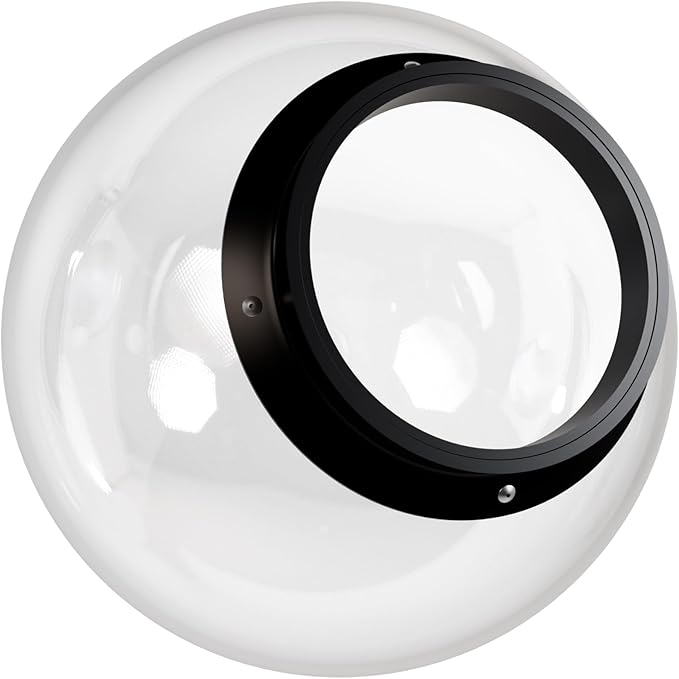 KastLite 16" Clear Acrylic Lamp Post Globe | Smooth Textured by KastLite