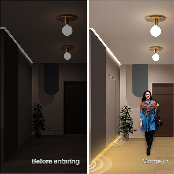 WOBANE Rechargeable Motion Sensor Strip Light, LED Closet Lights, Upgraded - Image 7