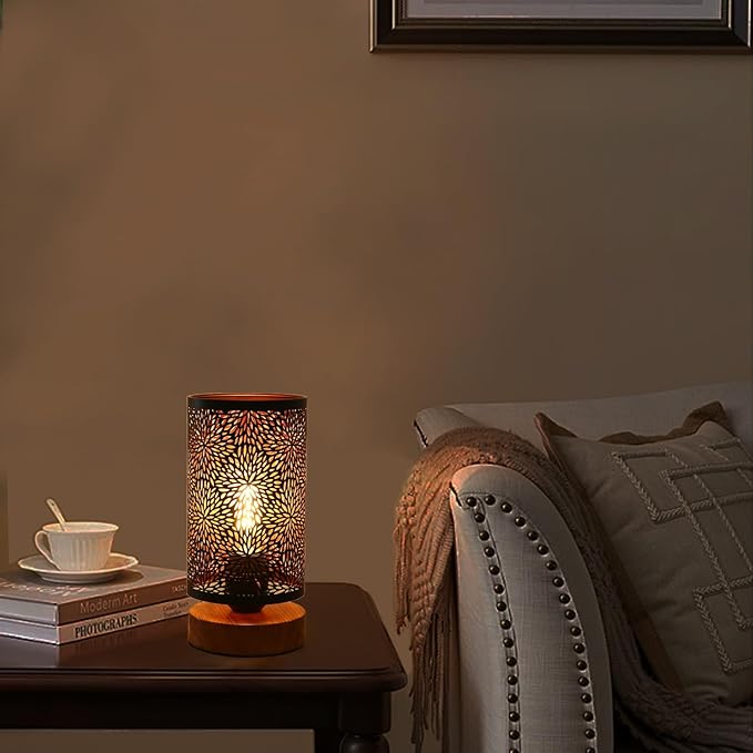 Small Industrial Table Lamps Dimmable, Bedside Lamps - Image 6