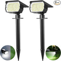 Solar Spot Lights Outdoor 2 Pack, Solar Landscape Spotlights Waterproof by TadyrealSolarLights