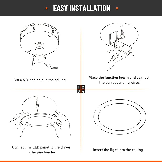 6 Pack Recessed Lighting 6 Inch - Image 4