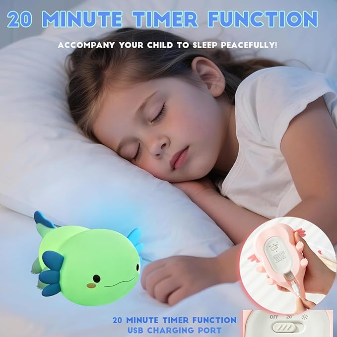 DREAMING MY DREAM Axolotl Night Light - Image 2