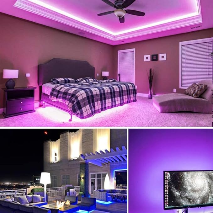 INDARUN RGB COB Led Strip Light 16.4FT/5M, 24V Color Changing Led Strip Lights - Image 7