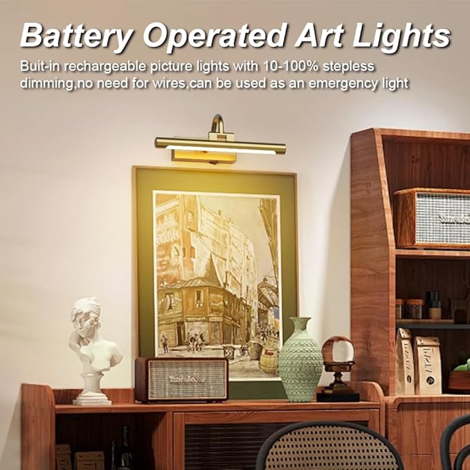 Aipsun 11.8" Brass Picture Lights - Image 4