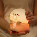 Sea Otter Night Light for Kids, Rechargeable Bedside Touch Lamp, by Unknown