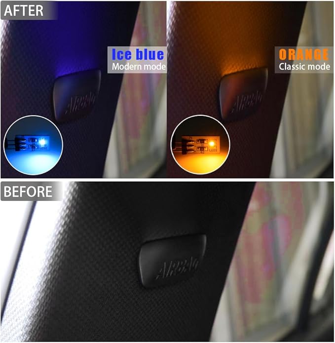 NJSBYL 2X LED Front Seat Back Ambient Lighting Replacement - Image 4