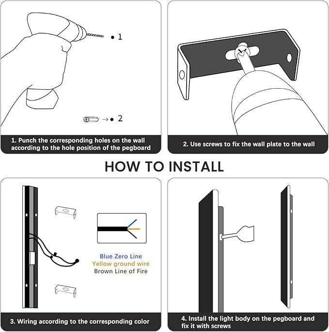 Outside Modern Wall Light, 47inch Outdoor LED Wall Lights, Minimalist Long - Image 7