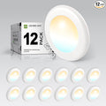 ASD 12 Pack LED Disk Lights 4 Inch, 10W 5CCT 2700K-5000K 685LM CRI90+, Dimmable by ASDLightingCorporation