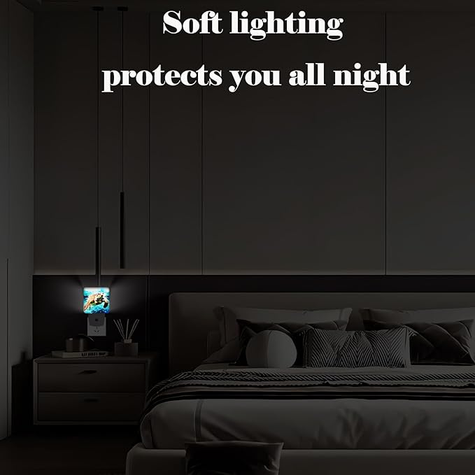 Sea Turtle Night Light, Plug-in Nightlights Auto Sensor Night Lamp Dusk-to-Dawn - Image 7