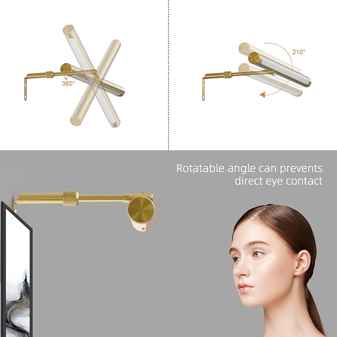 Picture Lights for Paintings Plug in, Remote Control Gallery Painting Wall - Image 5