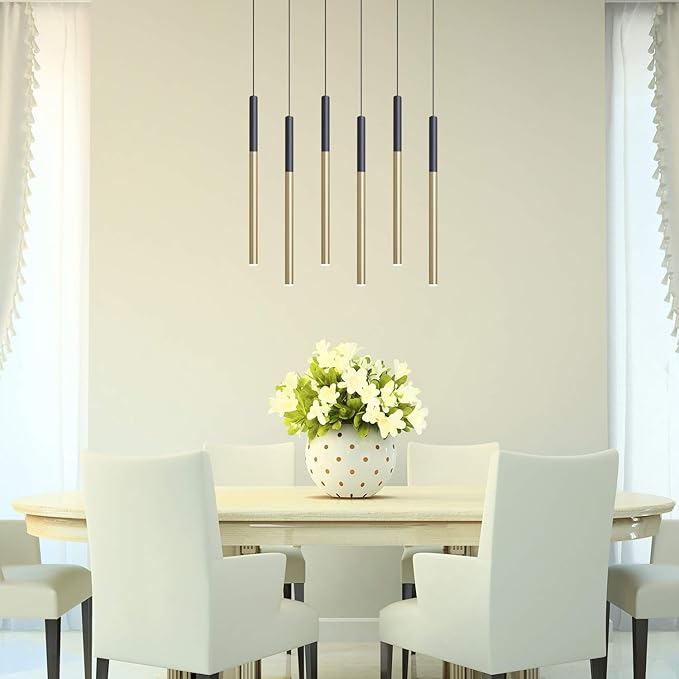 ALTAIR 6 Mini Pendant Lighting Black-Brass - Image 5