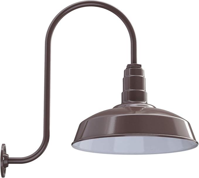 Steel Lighting Co. Gardena Barn Light | Outdoor Wall Mounted | 16" Dome | by SteelLightingCo
