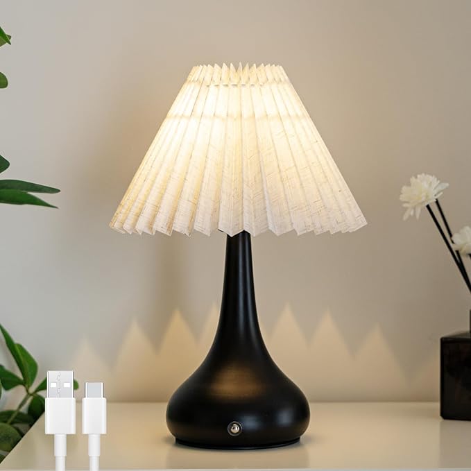 MJ PREMIER Cordless Lamp, Rechargeable Table Lamp - Image 8