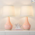 Seealle Modern Pink Table Lamps Set of 2 by SeealleLighting