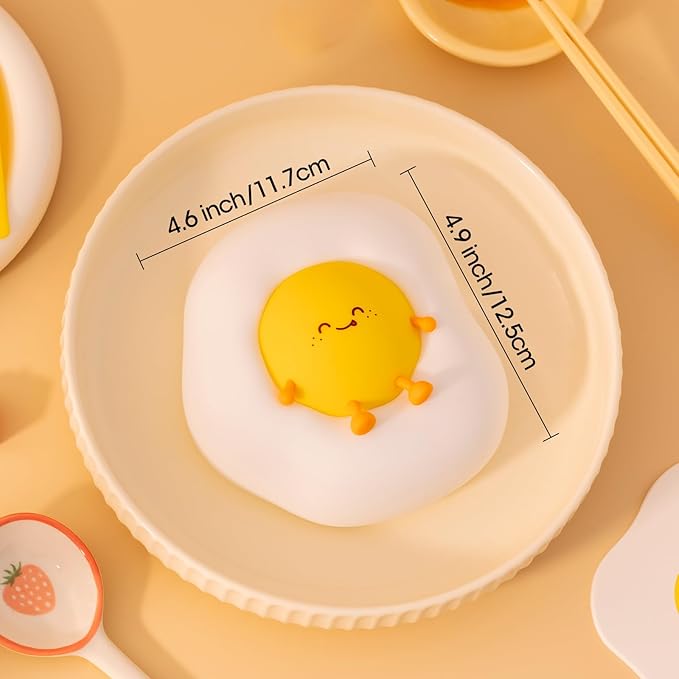 Egg Night Light for Kids, Baby Nursery, Cute Nightlight Silicone Lamp for - Image 6