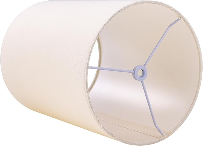 Wellmet CreamWhite 8"x 8"x11" Lampshade, No Assembly Required, Classic Modern - Image 7